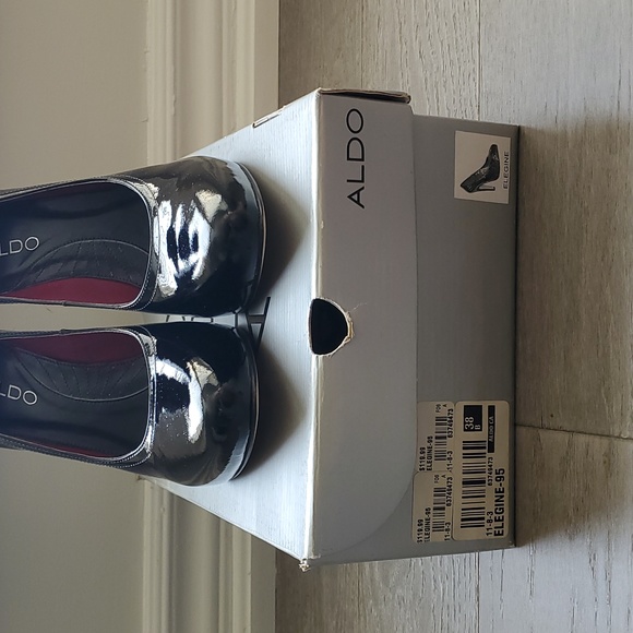 Aldo black patent platform heels - Picture 7 of 8